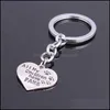 Key Rings Jewelry Fashion Animal All My Children Have Paws Heart Dogs Chain Women Keychain Sier Plating Selling Drop Delivery 2021 Gqxjz