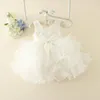 Girl's Dresses Lace Flower Baby Wedding Princess Dress Christening Gowns Infant Girls For Party Occasion Kid 1 Year Birthday