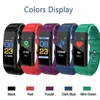 ID115 Plus Farben Bildschirm Smart Armband Armband Fitness Tracker Pedometer Uhr Band Herzfrequenz Blutdruck Monitor Armband Für Android