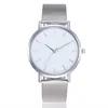 40mm Simple Mens Ladies Quartz Midsize White Black Steel Band Watch Men Women's Women's Watches Wristwatches