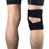 Armbåge knäskydd justerbar sportbenstöd stag wrap protector hylsa mössa patella vakt 2 vårstänger en storlek svart