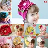 Cotton Baby Girl Flower Caps Bambini Beanie Secchio Cappello per bambini Ragazzi Snapbacks Bambino Copricapo Sciarpa Fedora Moda floreale 210413