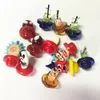 Smoking Accessores Colorful Cartoon Glass Carb Cap for Top quartz banger nails glass water pipe For 25mm Quartz Banger dab oil rigs