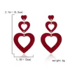 Dangle & Chandelier Fashion Bohemian Acrylic Resin Geometric Heart Square Round Flower Earrings For Women Simple Light Earrings Party Jewelry