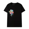 Cristal Crânio Designer T-Shirt Mens Verão Tigre Tees Básico Cópia Sólida Skate Punk Tee Mulheres Camisas