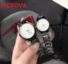 Mens Relógios Mulheres Cerâmicas De Cerâmica Full Sólido Sólido Aço Inoxidável Quartzo Reloj de Lujo Sapphire 5ATM Waterproof Watch