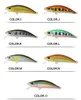 10 adet / grup Yeni Balıkçılık Lures Küçük Batan Minnow 5.5 cm 5g Jerkbait Duo Sert Lures FishingWobbler Bas Crankbait Alabalık Lure Rozante Baits