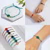 Pulseiras naturais de pedra para mulheres estiram lua círculo de pulseiras ajustáveis decorativas para casais Presente de amizade