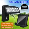 IP65 Cordless LED Solar Powered Wall Lights Motion Outdoor Security Flood Lamps