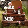 3個/セット結婚式の装飾レターMr Mrsの装飾小道具ちょうど結婚した結婚式のイベントパーティーDiyの装飾用品結婚式のサイン