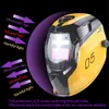 DIN4/9-13 Solar Power Automactic Darkening Welding Helmet Variable Light Cap