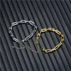 Link Chain Link Bracelet Stainless Steel Shaped Design Bangle Hip Hop Jewlery For Women Girls Gold Silver Color 20217787510266m