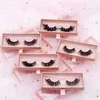 3D Mink Eyelashes Fluffy Soft False Eyelash Dramtic Thick Curly Cross Fake Eye Lashes Extension Makeup Tool Sixdian Cruelty L4407003