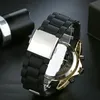 腕時計メンズウォッチスポーツシリコーンデジタルデュアルディスプレイ防水クロノグラフ販売