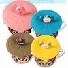 Eco-Friendly Cartoon Animal Mugs Cap Lovely Elephant Rabbit Monkey Koala Lion Watertight Silicone Cup Lid Bowl Cover leakproof 11cm