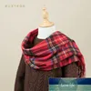 Klassieke rode plaid kinderen sjaal warm winter kleine smalle sjaal vrouwen kinderen mooie mode casual sjaals voor kind jongen meisje fabriek prijs expert ontwerpkwaliteit