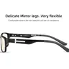 Óculos de bloqueio de luz azul Men039s e Women039s Retângulo Miopia Frame Face Pequenos óculos de jogo Glasses7018108