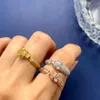 Panthere-Ring der Serie 5A, Diamanten, Luxusmarke, offizielle Reproduktionen im klassischen Stil. Top-Qualität, 18 Karat vergoldet, Panther-Ringe, Markendesign, exquisites Geschenk