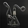 Mini-Glas-Wasserpfeifen, Raucherzubehör, dicke Glasbongs, Heady Dab-Ölplattform-Wasserpfeifen mit 14-mm-Verbindung