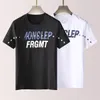 2021 Trui Frankrijk Nieuwste Lente Zomer Parijs Gradiënt Letters Tee T-shirt Mode Hoodies Mannen Dames Casual Bin1128 Katoenen T-shirts XD535