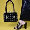 Dress Shoes Metal Decoration And Bag Set African Sets Luxury Women Italian With Matching Bags High Quality Elegant Party