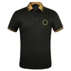 2022 designer striscia polo magliette serpente polo ape floreale mens High Street moda cavallo polo di lusso T-shirtM-3XL # 620