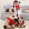 Рождественские лося кукла плюшевые куклы фаршированные животные креативные подарок предприятие