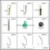 Sports & Outdoors 420Pcs/Box Fishing Tackles Kit Hooks Swivel Snaps Stop Beads Baits Screw Fitting Anti Enment Sleeve For Bass Aessories Dro