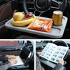 Organizzatore per auto Scrivania portatile universale Porta caffè Tavolo per computer portatile Vassoio per volante Merci Accessori per auto Portabicchieri