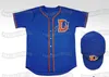 Bull Durham Stranger Things Crash Davis Ebby „Nuke” Laloosh Milb Baseball Jersey Custom Any numer i nazwisko wszystkie zszyte