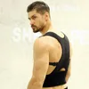 Posture Corrector Support Magnetic Back Shoulder Brace Belt Adjustable Men Women Sports Safety Fashion Black Kneepad #4S05