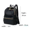 Mode nieuwe vrouwen meisjes anti diefstal waterdichte mini oxford rugzak rugzak schooltas reist bagpack dubbele schoudertassen black2661