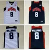 Retro Basket 2012 Team USA Jersey Kevin 5 Durant 12 Harden 10 Bryant Russell 7 Westbrook Chris 13 Paul Deron 8 Williams Anthony