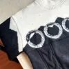 女性編みのセーターウールフォールガールズウールプルオーバー付き文字ニットシャツスーパーエラスティックファッション服セーター257A