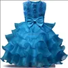 Meninas vestidos bebê crianças roupas bebê, vestido de flor de maternidade tutu cupcake princesa moda boutique bow vestido z4574 drop entrega 202