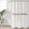 iBedding Custom Shower Curtain Bathroom Waterproof Curtains Customized Po Polyester Bath Decor With Hooks POD Drop 210609