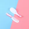 2Pcs Baby Hairbrush Comb Grooming Sets Portable Newborn Infant Toddlers Soft Hair Brush Head Massager Set Baby Kids Bath Brushes Combs 20220308 H1