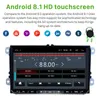 2din Android voiture dvd Autoradio GPS lecteur multimédia 9 "3G pour VW Volkswagen Golf Polo Tiguan Passa MK5 MK6 Jetta Touran Seat