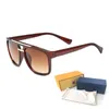Óculos de sol de alta qualidade Óculos de sol Moda Mens Óculos de Sol 9013 Proteção UV de Luxo Homens Designer Eyeglass Gradient Metal Dobradiça Mulheres Nglasses com Caixas Originais