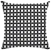 Наружные подушки накрыть творческую геометрическую наволочку черно -белую текстурную подушку мягкие подушки домашнего декор подушка кресло/дек.