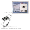 Kinel Real Pure Mens Ring Silver 925 Natural Black Zircon Enamel Jewelry Vintage Punk Hiphop Rock Sterling Rings 211217