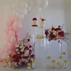 3 pcs redondo cilindro acrílico plinths bolo de flor stand stand pilar balloons rack para festa de aniversário de festa de aniversário de bebê DIY decoração de casamento