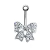 Yyjff D0028 Bowknot Clear Belly Dear Stud