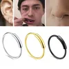 8/10 / 12mm staal scharnierende clicker cirkel ring neus lip piercing ringen hoepel oorbel lichaam sieraden cadeau
