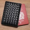 Mens Womens Designer Passport Hållare Korthållare Designerkorthållare Plånbok Mäns Kreditkortshållare Läder Passport Kortinnehavare