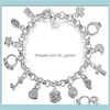 Linkketen armbanden sieraden drop levering 2021 groothandel winkels laagste prijs kerstcadeau 925 sier modearmband ps1354 p2ZFQ