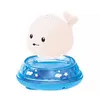 Baby Water Spray Bath Toy Whale Shape Led Light Ball Swimming Float Electric Automatic Induction Sprinkler s 210712