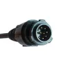 10pin microfone cordão w / gcia substituição de cabo de cabo RMN5052A para motorola rádio m8268 m8220 m8668i xpr4300 xpr4550 dm3601