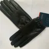 Gants en cuir de qualité pour femmes et écran tactile en laine poil de lapin chaud en peau de mouton Five Fingers Gloves247l