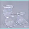 Packaging & Jewelry1Pcs Transparent Acrylic Display Shelf Glasses Cell Phone Jewellery Stand Jewelry Pouches Bags Drop Delivery 2021 Hcq4C